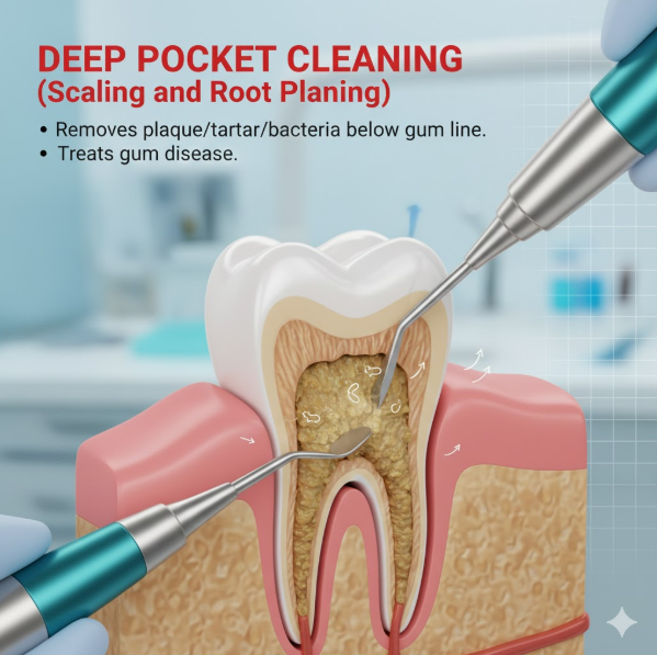 الفرق بين تنظيف الاسنان 2 الفرق بين تنظيف الاسنان